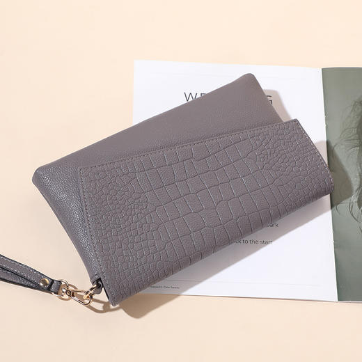 HM-7810-D欧美高端真皮单肩斜跨女包手拿包 商品图0