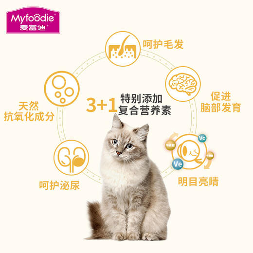 麦富迪猫咪零食猫罐头营养增肥成猫幼猫咪猫湿粮包白肉罐头85g*24整箱 商品图3