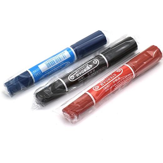 斯特丹油性记号笔粗A8大双头油性记号笔黑色蓝色红色油性笔大头笔物流标记油性打包笔箱头唛头笔 商品图4