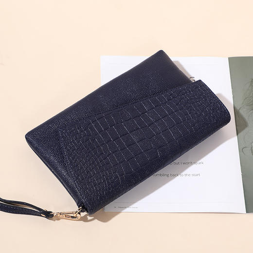 HM-7810-D欧美高端真皮单肩斜跨女包手拿包 商品图3