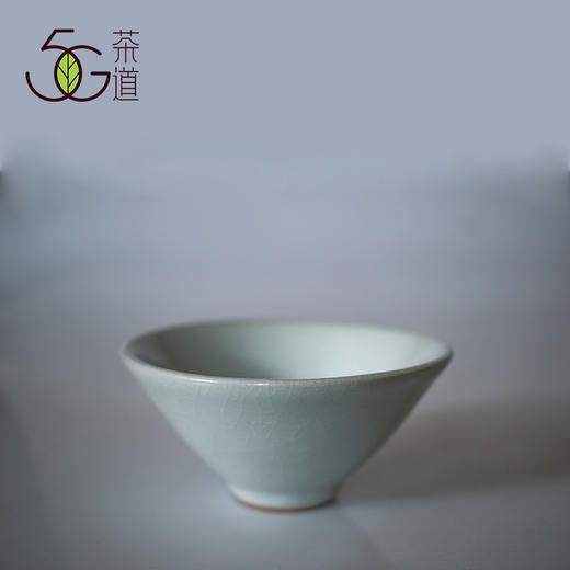 汝窑主人杯  梅子青荷花杯70ml   天青斗笠杯 50ml 商品图8