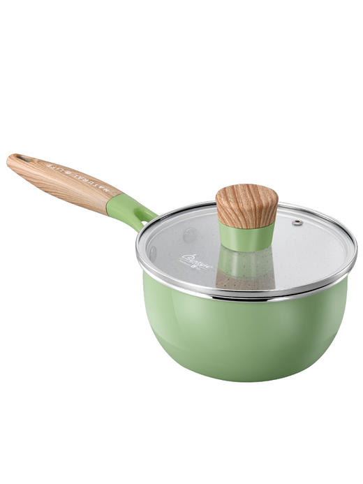 Suntyle辅食锅宝宝家用宿舍泡面锅学生锅麦饭石不粘锅煎炒两用 商品图3