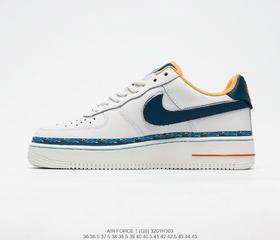 耐克Foot Locker x Nike Air Force 1 Low GS"Swoosh Chain"空军一号经典百搭休闲运动板鞋