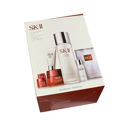 日本 SK-II 韩流美肌套盒 7件套神仙水230ml+清莹露30ml+洁面20ml+眼霜2.5g+精华霜15g+面霜80g+前男友面膜1片 明星套盒【香港直邮】 商品图2