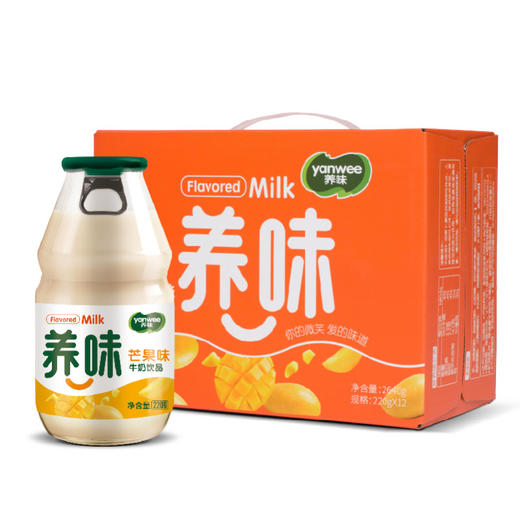 养味牛奶饮品芒果味220ml 商品图3