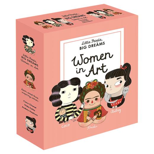 小女孩大梦想 艺术家3册盒 英文原版 Little People Big Dreams Women in Art 儿童艺术 励志传记 英文版进口原版英语书籍 商品图0