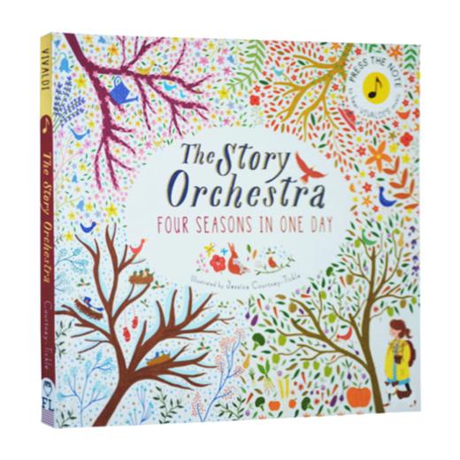 交响乐团发声书 维瓦尔第四季音乐故事 有声绘本 英文原版 The Story Orchestra Four Seasons in One Day 英文版进口英语书 商品图0