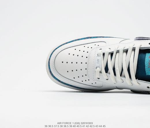 耐克Foot Locker x Nike Air Force 1 Low GS"Swoosh Chain"空军一号经典百搭休闲运动板鞋 商品图6