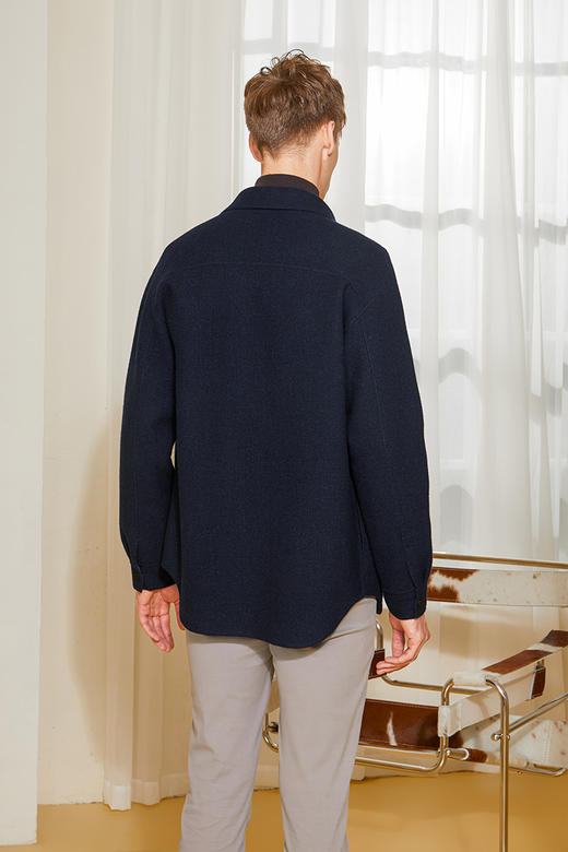 callisto柔柔云朵般纯羊毛微阔外套FPFEJ031C 商品图3