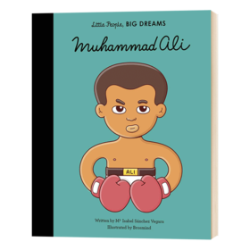小男孩大梦想 拳王阿里 英文原版 Little People Big Dreams Muhammad Ali 精装绘本 名人传记 英文版 进口原版英语书籍