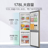 海尔 （Haier）178升 两门直冷 节能静音 金属背板 铝板蒸发器 低温补偿小冰箱BCD-178TMPT 商品缩略图6