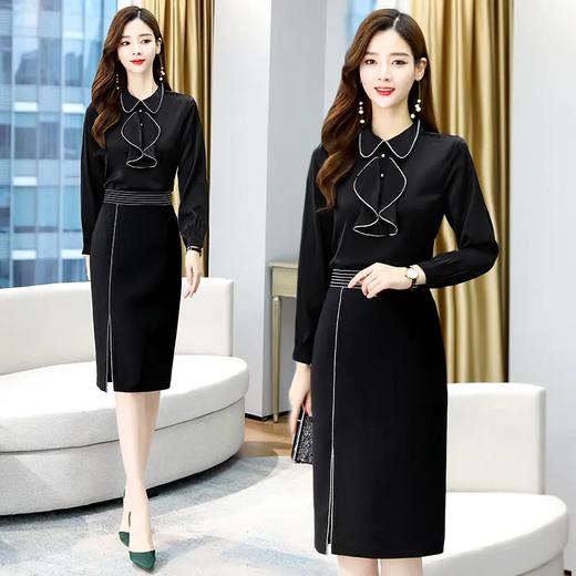 HRFS-WHA82129新款时尚优雅气质修身显瘦两件套 商品图2