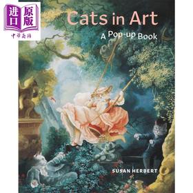 预售 【中商原版】Cats In Art: A Pop-Up Book 英文原版 艺术中的猫 立体书