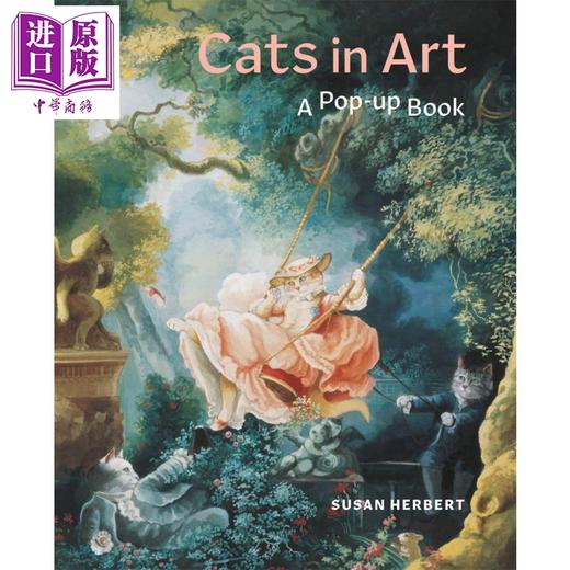 预售 【中商原版】Cats In Art: A Pop-Up Book 英文原版 艺术中的猫 立体书 商品图0