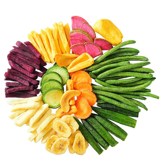 【刻凡综合蔬菜干果蔬脆混合装】果蔬脆片秋葵香菇脆零食 商品图0