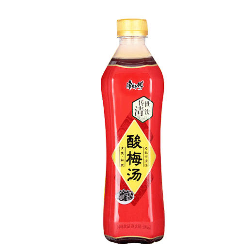 康师傅酸梅汤风味饮品500ml15瓶