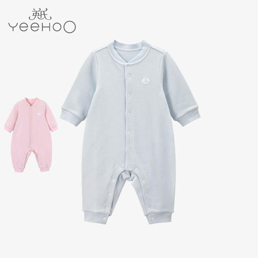 英氏婴儿连体衣秋冬男女宝宝哈衣YLAAJ30015A01 YLAAJ30016A01 商品图0