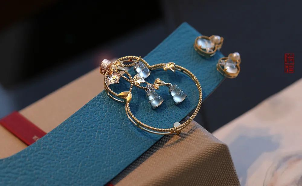 内有乾坤｜葫芦胸针耳环套系