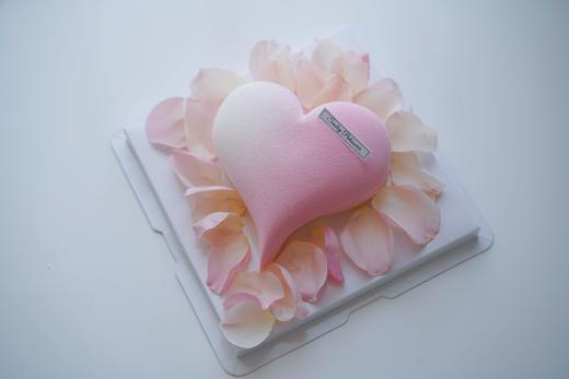 法式慕斯蛋糕 | 凤梨柠檬白巧慕斯 - 粉白玫瑰爱心 商品图1