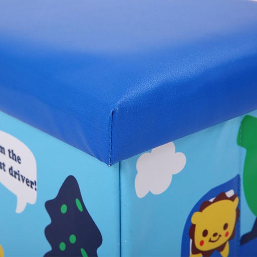 hugmii儿童玩具收纳箱收纳凳可折叠大容量坐人整理箱衣物收纳神器 商品图4