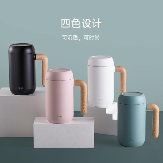 保温泡茶杯 | 智能测温 知冷暖免烫嘴 高硼硅玻璃内胆 保温14小时 可微波加热 商品图5