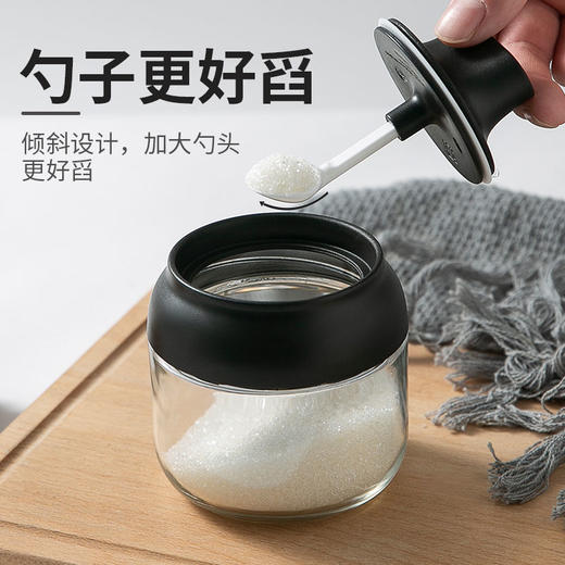 【更便捷的调料瓶】勺盖一体调料罐，单手操作，防潮防漏 商品图3