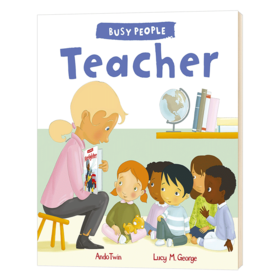 忙碌的人系列 老师 英文原版绘本 Busy People Teacher 英文版 儿童英语读物 进口原版书籍