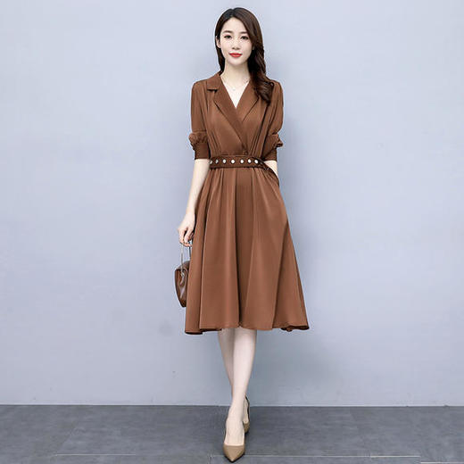 L-YDFS2026秋季新款复古时尚唯美经典连衣裙 商品图2