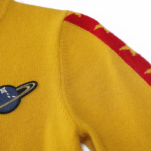 METTE羊绒世家童装2020秋新品男童100%山羊绒衫时尚圆领保暖毛衣 商品图6