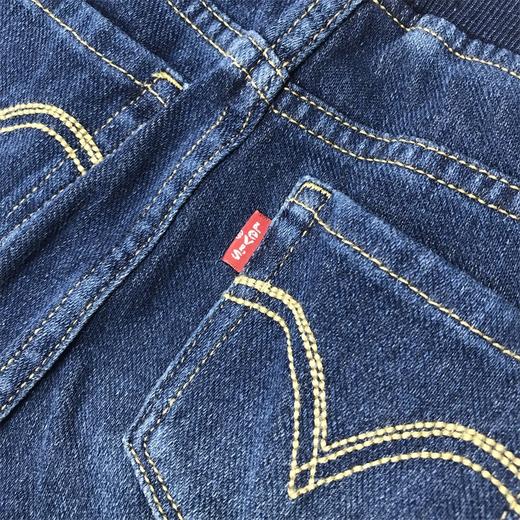 Levi's/李维斯 童装春女童弹性深色修身针织牛仔长裤LV2012266 商品图2