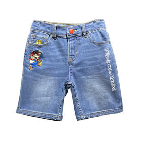 Levi's李维斯童装 夏马里奥超级玛丽联名儿童牛仔短裤LV2022285