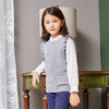 METTE羊绒世家女童中大童2020秋新品100%山羊绒背心无袖保暖毛衣 商品缩略图3
