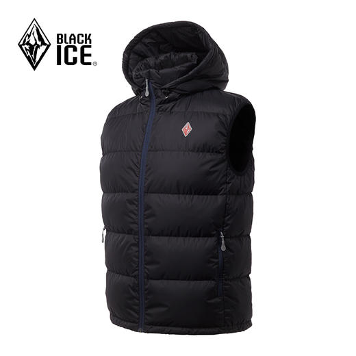 黑冰 F8135 鹅绒背心 冬季休闲保暖坎肩 户外羽绒连帽马甲 男 商品图6