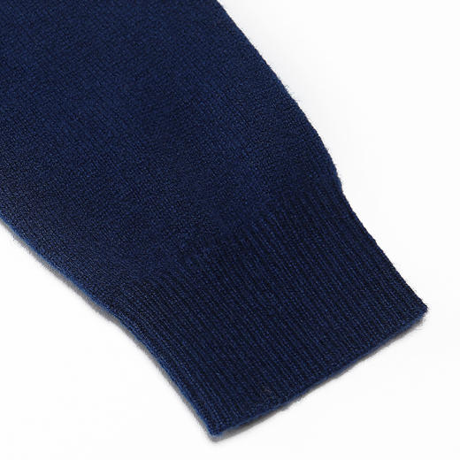 METTE羊绒世家童装中大童2020秋新款100%山羊绒衫男宝圆领保暖条纹毛衣 商品图6