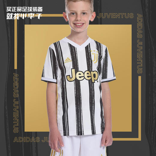 ADIDAS/阿迪达斯 尤文图斯20/21赛季童款主场球衣EI9900 商品图0