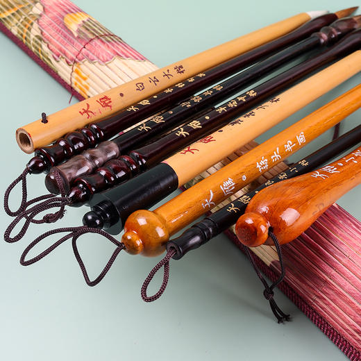 国画毛笔套装8件套初学入门 10件套进阶写意工笔画山水画工具全套大号中号白云狼毫 商品图5