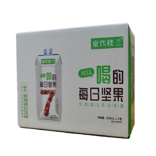 蜜饮楼兰每日坚果饮330ML*3罐/箱（买一送一) 商品图2