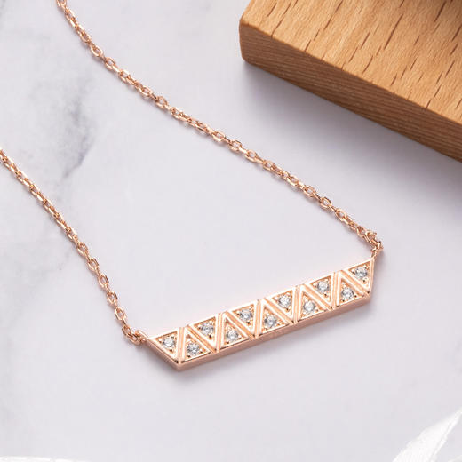 【宏艺珠宝】闪耀星芒·银项链