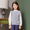 METTE羊绒世家女童中大童2020秋新品100%山羊绒背心无袖保暖毛衣 商品缩略图2