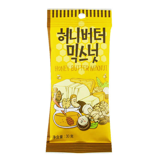 韩国进口汤姆农场蜂蜜黄油混合坚果仁30g/35g，保质期12个月 商品图1
