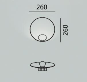 NS家居nsfurniture现代简约壁灯灯具NSLT-WA-N010010260WH 商品图2