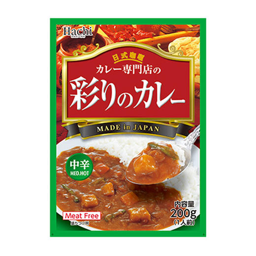日本进口Hachi哈奇日式咖喱酱即食速食咖喱酱200g 商品图1