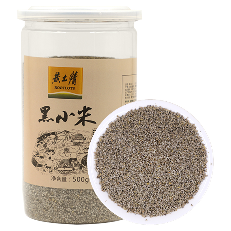 黄土情桶装黑小米500g