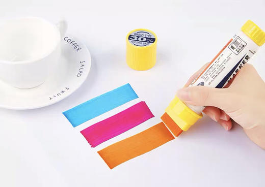 宝克30mm 20mm 10mmPOP唛克笔 海报笔 平头彩色笔美工广告笔文具用品马克笔 可加墨 商品图4