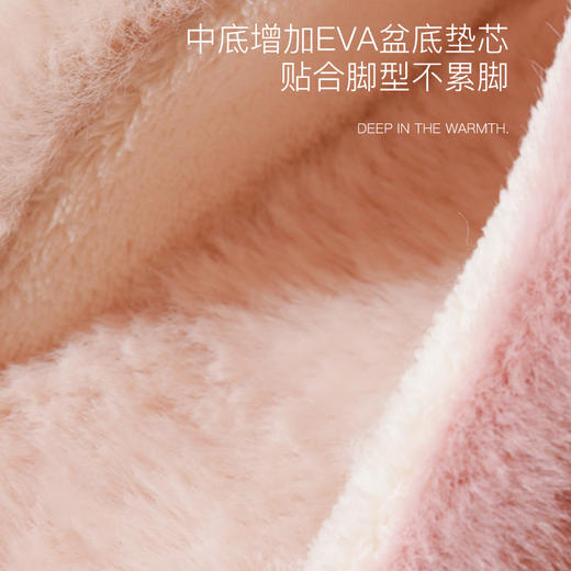 朴西棉拖鞋女家用秋冬室内保暖厚底软底防滑情侣家居棉拖鞋女毛绒 商品图3