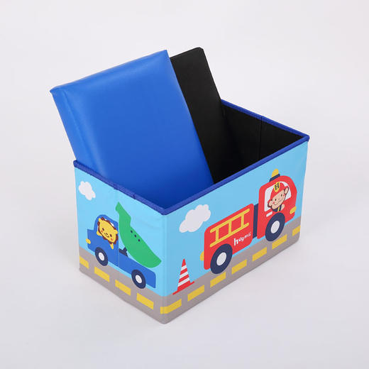 hugmii儿童玩具收纳箱收纳凳可折叠大容量坐人整理箱衣物收纳神器 商品图3