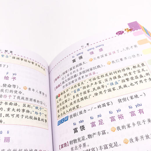 小学生全功能同义词近义词反义词大全 青苹果系列新版 新课标部编版 小学生全功能图解工具书 正版全彩教辅 华东师范大学出版社 商品图3