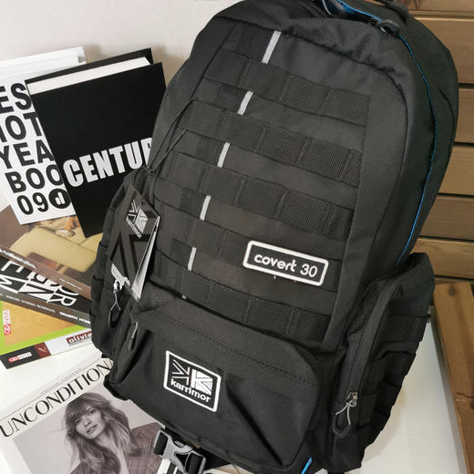 书包开学季礼品 黑色双肩包学生书包时尚百搭潮流款KR791176-WGN 商品图0