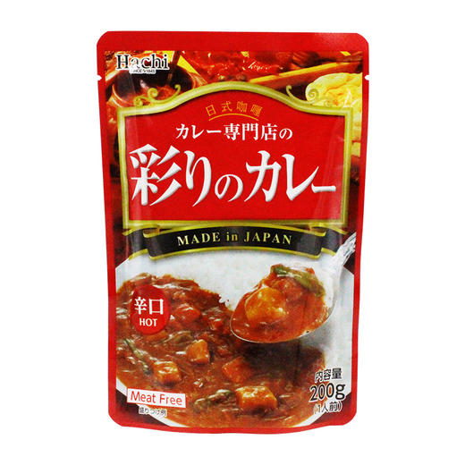 日本进口Hachi哈奇日式咖喱酱即食速食咖喱酱200g 商品图0