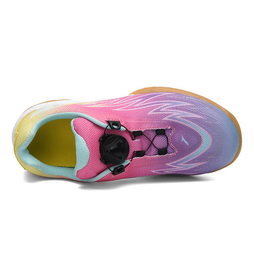 速博特乒乓球鞋 风火轮系列 专业儿童乒乓球鞋小学生运动鞋 童鞋 罗兰粉 商品图3